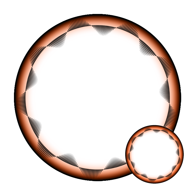 Black Wave Safety Orange